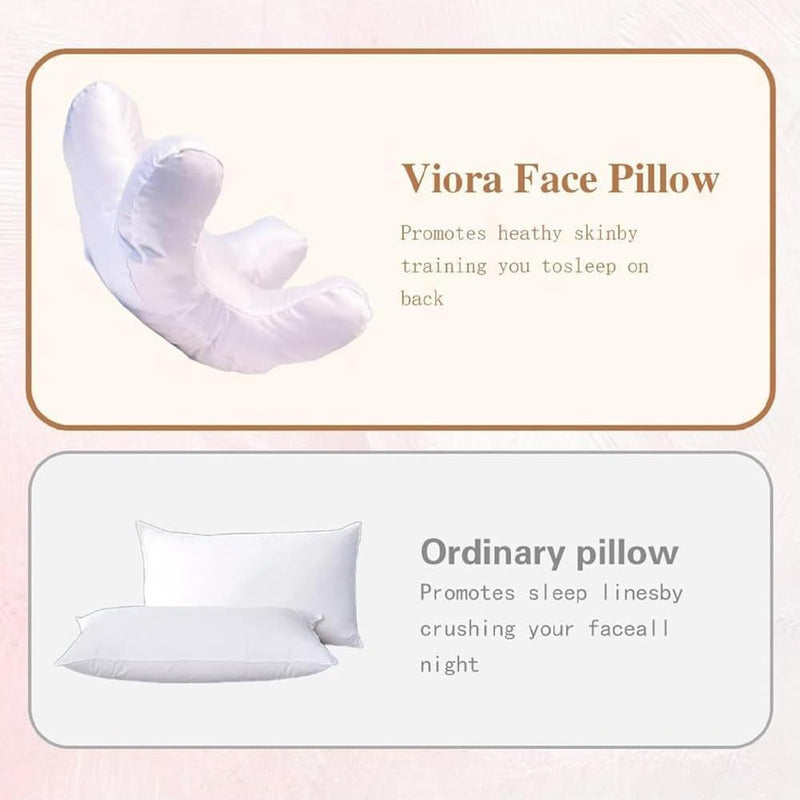 Pillow Face Pillow Beauty Pillow Side Sleeper Pillow, Massage Pillow Face Down, Anti-Wrinkle Massage Pillow For Sleeping Face Down